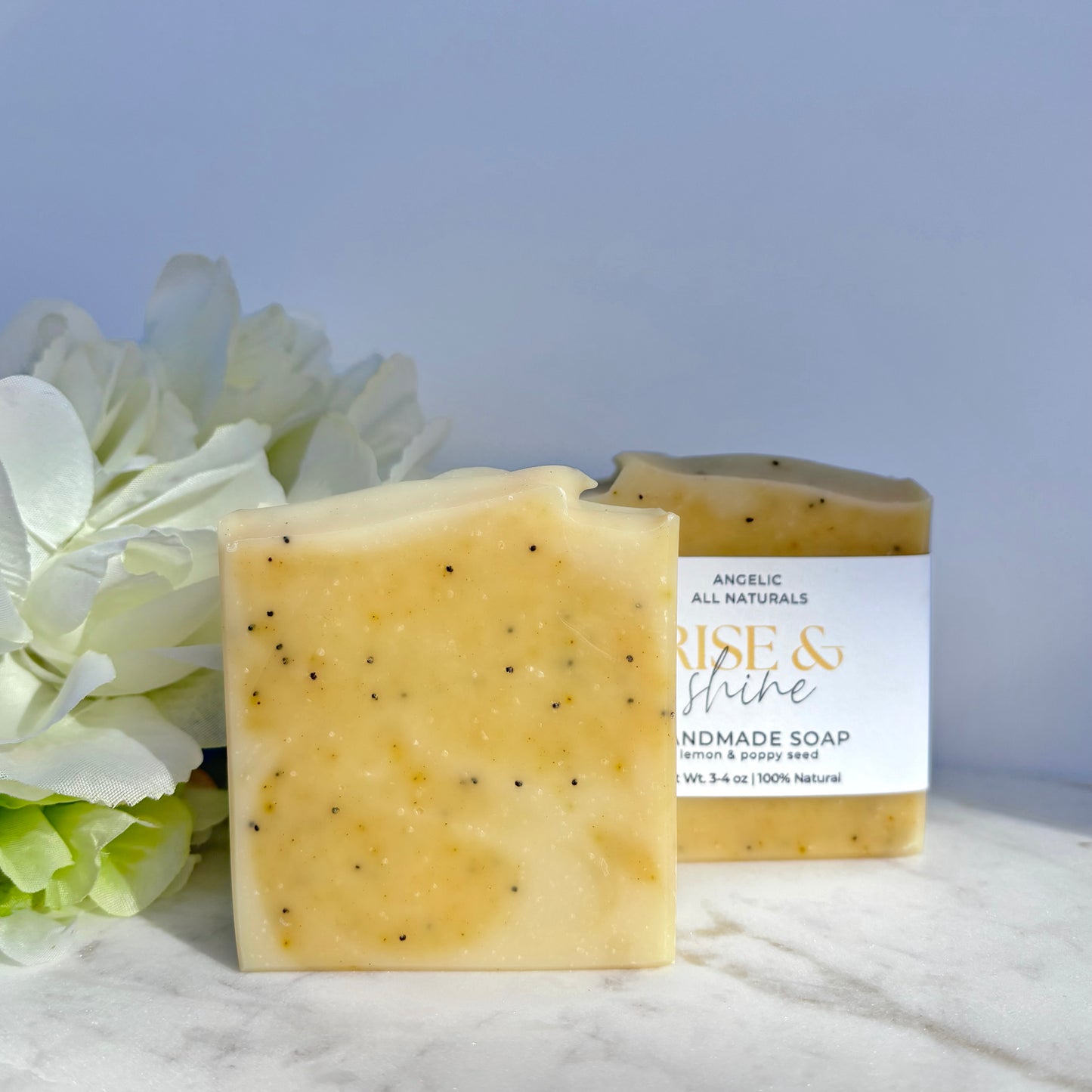 Rise & Shine - Lemon & Poppy Handmade Soap