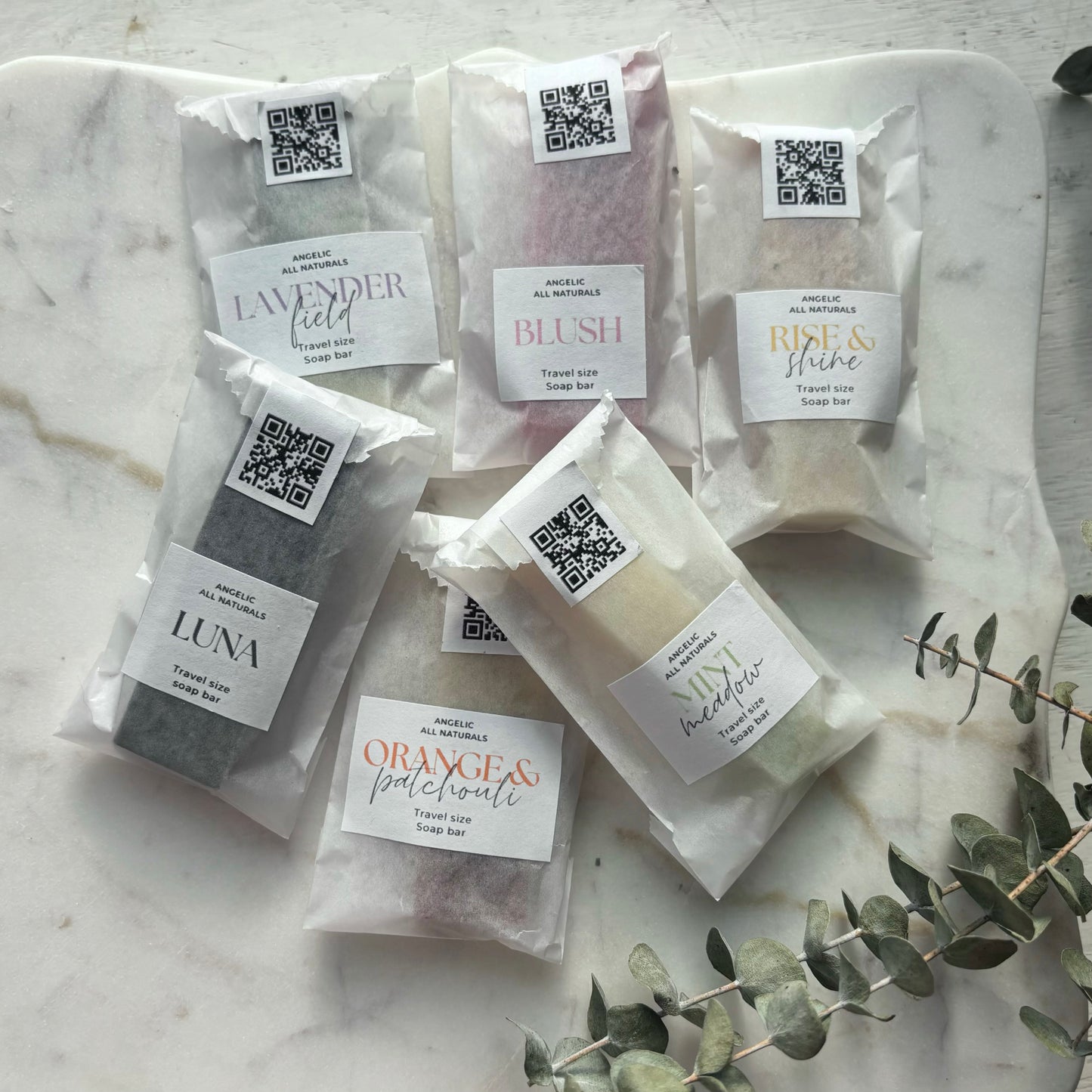 Travel Size Soaps Package